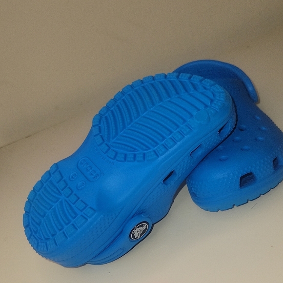 CROCS Blue Sandals Lightweight Foam Design - Picture 5 of 8